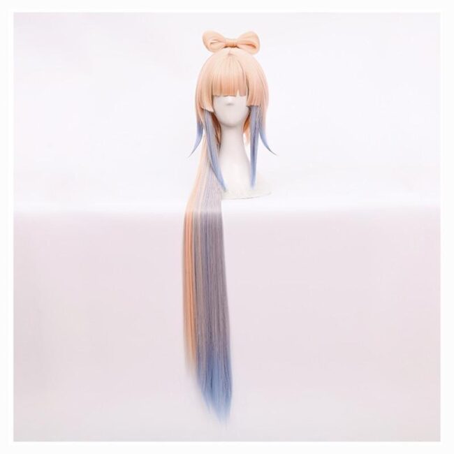 Cosplay Wig Genshin impact Sangonomiya Kokomi Character Wig Halloween props Suitable for role-playing Heat Resistant Stylable Multiple Bright Colors Gift for Comic Exhibition Enthusiasts Holiday - Image 4