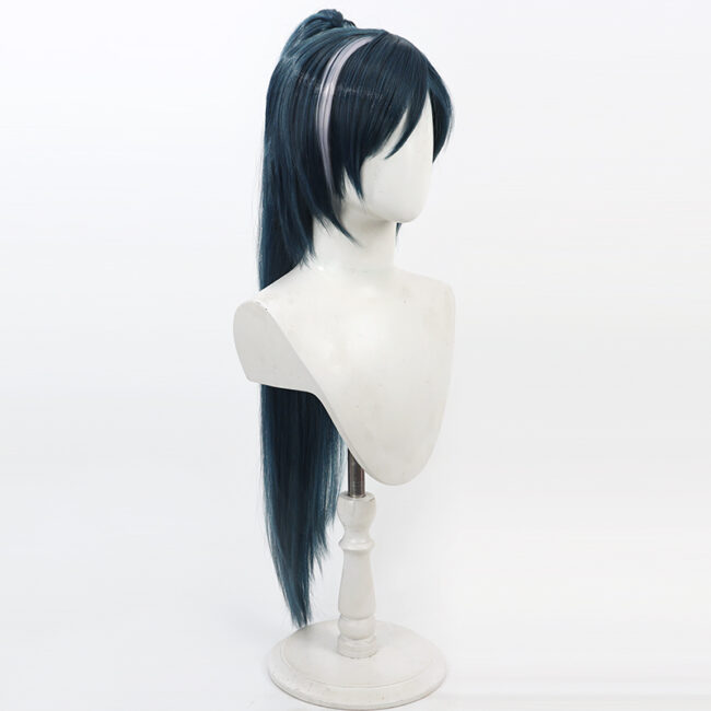 Cosplay Wig Genshin impact Kaeya Alberich Character Wig Halloween props Suitable for role-playing Heat Resistant Stylable Multiple Bright Colors Gift for Comic Exhibition Enthusiasts Holiday - Image 4