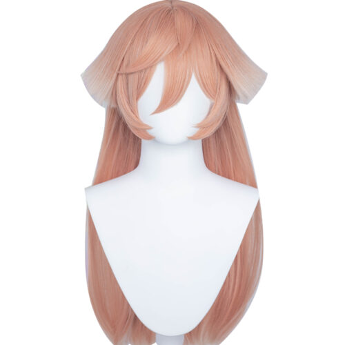 Cosplay Wig Genshin impact Yanfei Character Wig Halloween props Suitable for role-playing Heat Resistant Stylable Multiple Bright Colors Gift for Comic Exhibition Enthusiasts Holiday