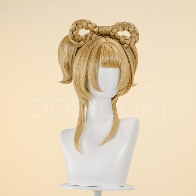 Cosplay Wig Genshin impact Yaoyao Character Wig Halloween props Suitable for role-playing Heat Resistant Stylable Multiple Bright Colors Gift for Comic Exhibition Enthusiasts Holiday - Image 3