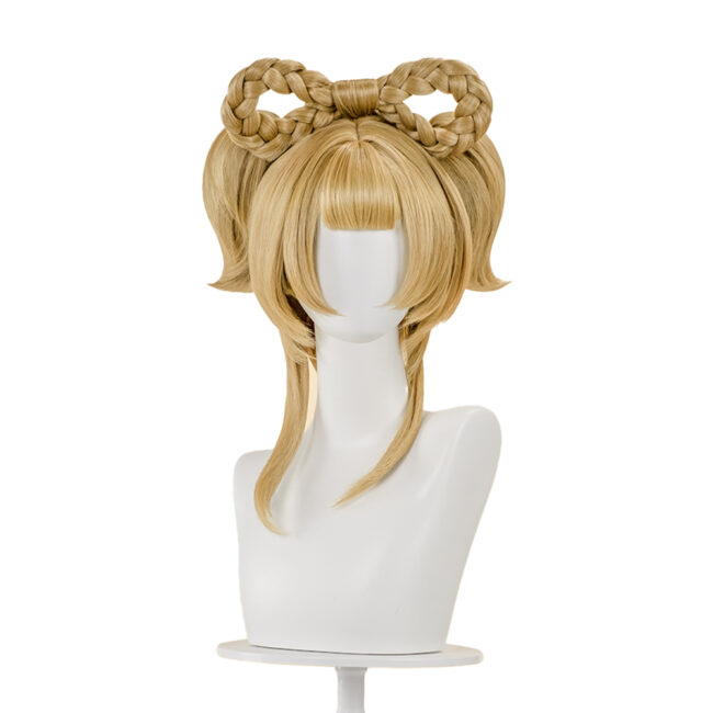 Cosplay Wig Genshin impact Yaoyao Character Wig Halloween props Suitable for role-playing Heat Resistant Stylable Multiple Bright Colors Gift for Comic Exhibition Enthusiasts Holiday - Image 4