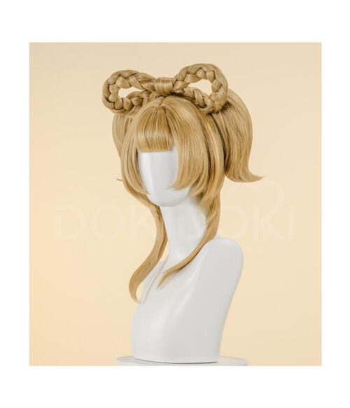 Cosplay Wig Genshin impact Yaoyao Character Wig Halloween props Suitable for role-playing Heat Resistant Stylable Multiple Bright Colors Gift for Comic Exhibition Enthusiasts Holiday