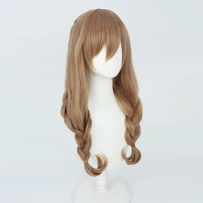 Cosplay Wig Genshin impact Lisa Minci Character Wig Halloween props Suitable for role-playing Heat Resistant Stylable Multiple Bright Colors Gift for Comic Exhibition Enthusiasts Holiday - Image 2