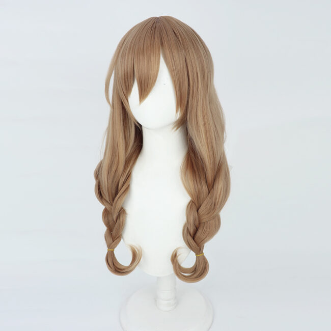 Cosplay Wig Genshin impact Lisa Minci Character Wig Halloween props Suitable for role-playing Heat Resistant Stylable Multiple Bright Colors Gift for Comic Exhibition Enthusiasts Holiday - Image 3
