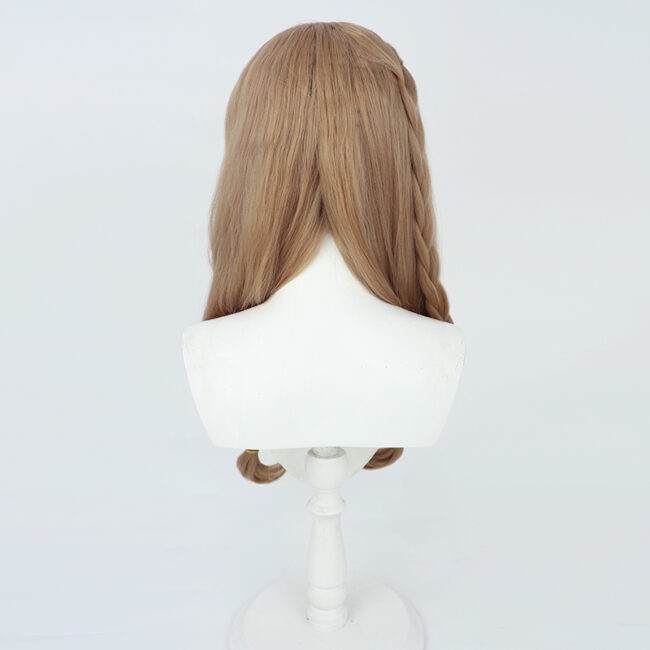 Cosplay Wig Genshin impact Lisa Minci Character Wig Halloween props Suitable for role-playing Heat Resistant Stylable Multiple Bright Colors Gift for Comic Exhibition Enthusiasts Holiday - Image 4