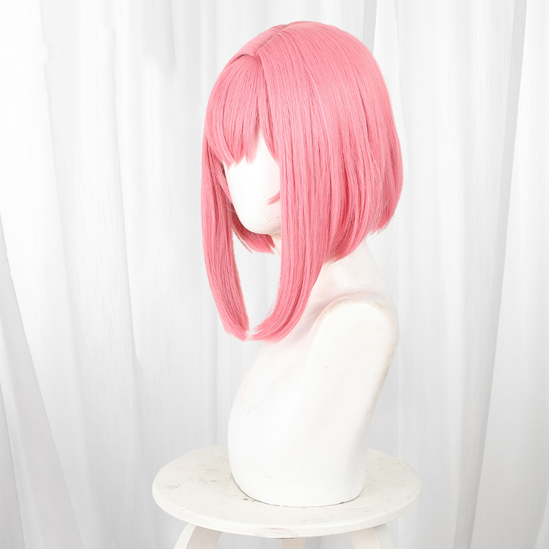 Cosplay Wig Compatible with 君のことが大大大大大好きな100人の彼女 Hanazono Hakari Cosplay Wig Character Wig Halloween props Suitable for role-playing Heat Resistant Stylable Multiple Bright Colors Gift for Comic Exhibition Enthusiasts Holiday - Image 4