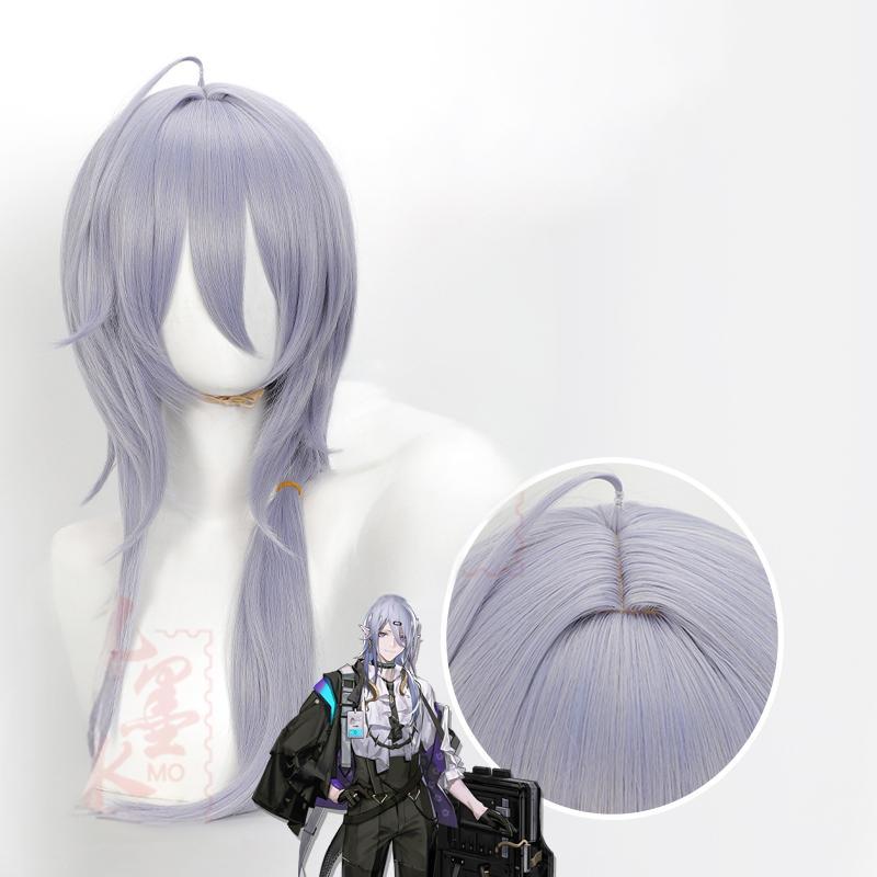 Arknights Shalem Cosplay Wig Character Wig Halloween props Suitable for role-playing Heat Resistant Stylable Multiple Bright Colors Gift for Comic Exhibition Enthusiasts Holiday