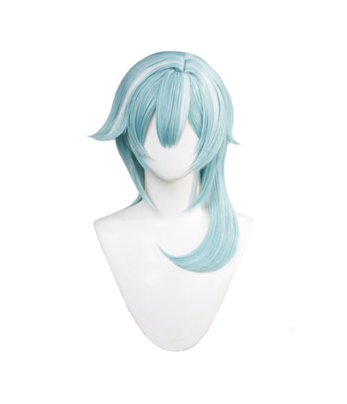 Cosplay Wig Genshin impact Eula Lawrence Character Wig Halloween props Suitable for role-playing Heat Resistant Stylable Multiple Bright Colors Gift for Comic Exhibition Enthusiasts Holiday