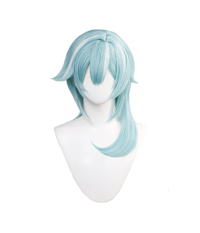 Cosplay Wig Genshin impact Eula Lawrence Character Wig Halloween props Suitable for role-playing Heat Resistant Stylable Multiple Bright Colors Gift for Comic Exhibition Enthusiasts Holiday