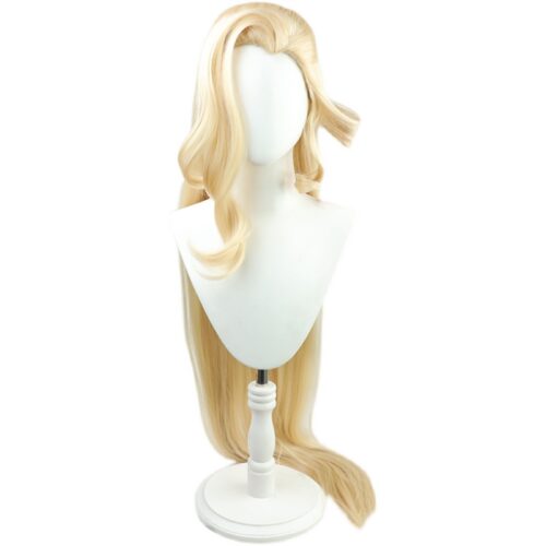 Cosplay Wig Genshin impact Rosalyne-Kruzchka Lohefalter Character Wig Halloween props Suitable for role-playing Heat Resistant Stylable Multiple Bright Colors Gift for Comic Exhibition Enthusiasts Holiday