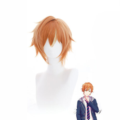 Cosplay Wig Compatible with Project Sekai Colorful Stage! feat. Hatsune Miku Shinonome Akito Character Wig Suitable for role-playing Heat Resistant Stylable Multiple Bright Colors Gift for Comic Exhibition Enthusiasts Holiday