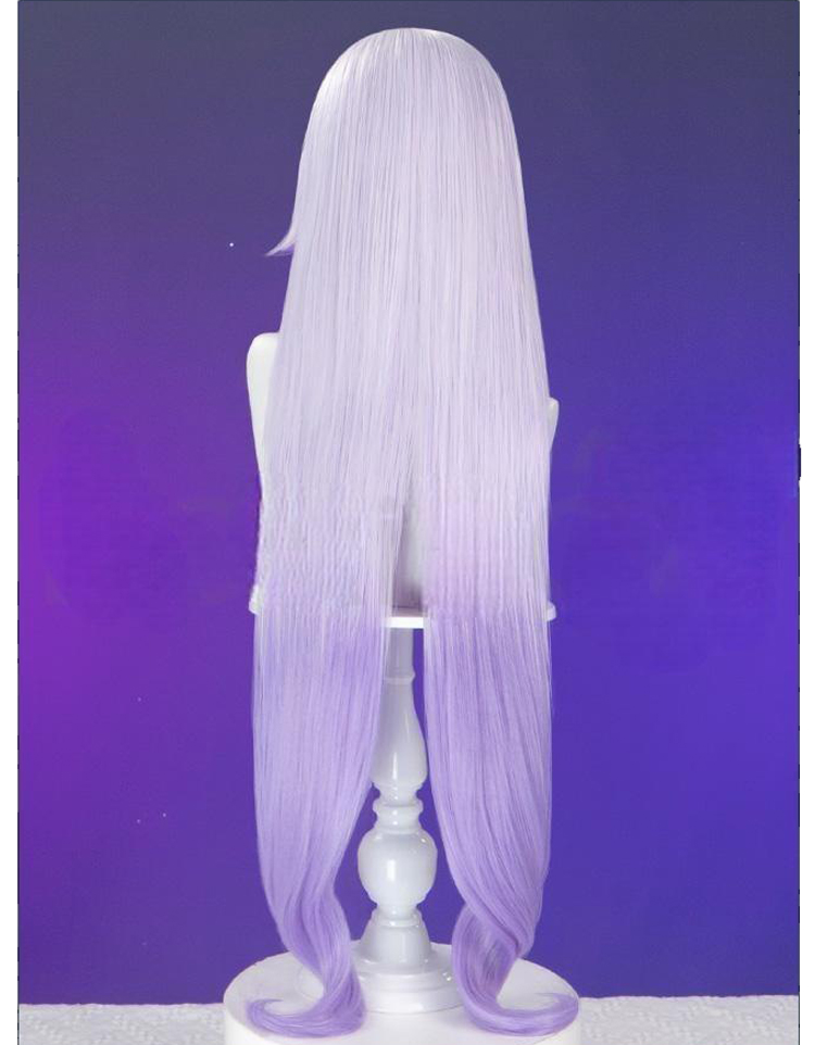Cosplay Wig Honkai: Star Rail Black Swan Character Wig Halloween props Suitable for role-playing Heat Resistant Stylable Multiple Bright Colors Gift for Comic Exhibition Enthusiasts Holiday - Image 3