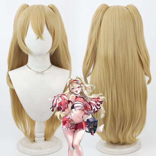 GODDESS OF VICTORY: NIKKE Clay Cosplay Wig Character Wig Halloween props Suitable for role-playing Heat Resistant Stylable Multiple Bright Colors Gift for Comic Exhibition Enthusiasts Holiday