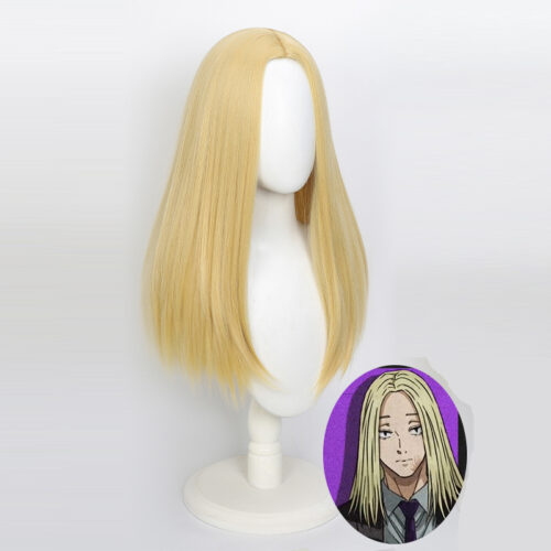 SAKAMOTO DAYS Shishiba Cosplay Wig Character Wig Halloween props Suitable for role-playing Heat Resistant Stylable Multiple Bright Colors Gift for Comic Exhibition Enthusiasts Holiday