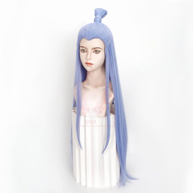 Cosplay Wig Compatible with Ne Zha Aobing Character Wig Suitable for role-playing Heat Resistant Stylable Multiple Bright Colors Gift for Comic Exhibition Enthusiasts Holiday - Image 4