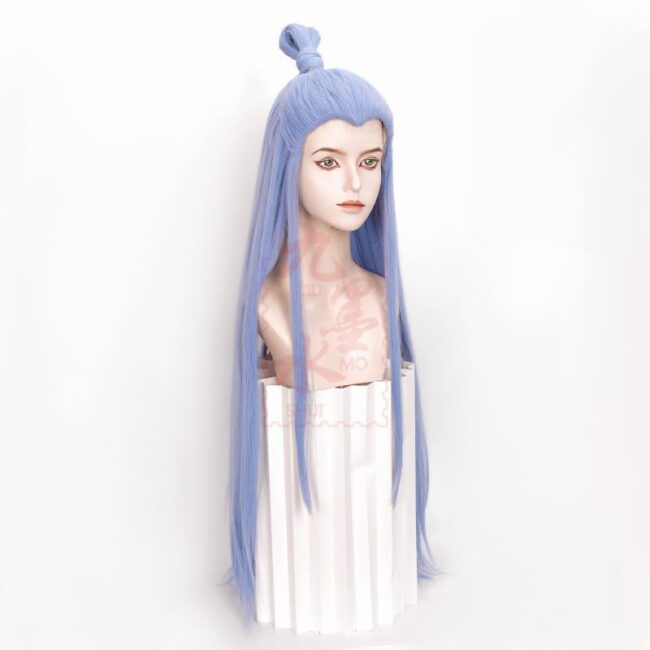 Cosplay Wig Compatible with Ne Zha Aobing Character Wig Suitable for role-playing Heat Resistant Stylable Multiple Bright Colors Gift for Comic Exhibition Enthusiasts Holiday - Image 2
