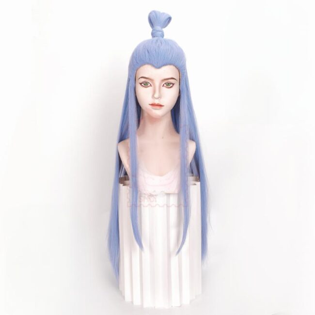 Cosplay Wig Compatible with Ne Zha Aobing Character Wig Suitable for role-playing Heat Resistant Stylable Multiple Bright Colors Gift for Comic Exhibition Enthusiasts Holiday - Image 3
