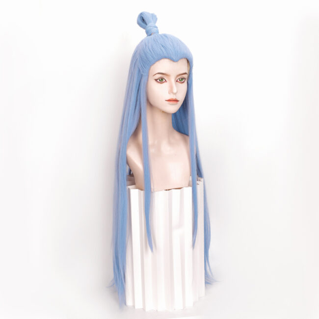 Cosplay Wig Compatible with Ne Zha Aobing Character Wig Suitable for role-playing Heat Resistant Stylable Multiple Bright Colors Gift for Comic Exhibition Enthusiasts Holiday - Image 3