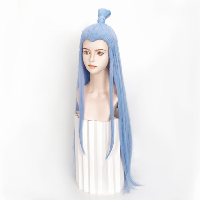 Cosplay Wig Compatible with Ne Zha Aobing Character Wig Suitable for role-playing Heat Resistant Stylable Multiple Bright Colors Gift for Comic Exhibition Enthusiasts Holiday - Image 4