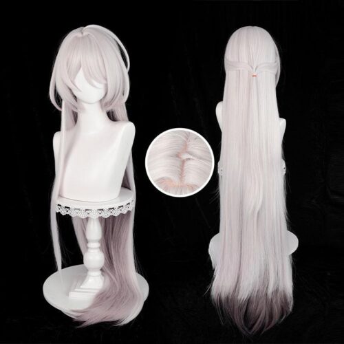 Cosplay Wig Honkai: Star Rail Acheron Character Wig Halloween props Suitable for role-playing Heat Resistant Stylable Multiple Bright Colors Gift for Comic Exhibition Enthusiasts Holiday