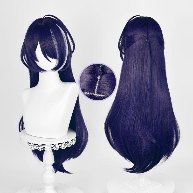 Cosplay Wig Honkai: Star Rail Acheron Character Wig Halloween props Suitable for role-playing Heat Resistant Stylable Multiple Bright Colors Gift for Comic Exhibition Enthusiasts Holiday - Image 2