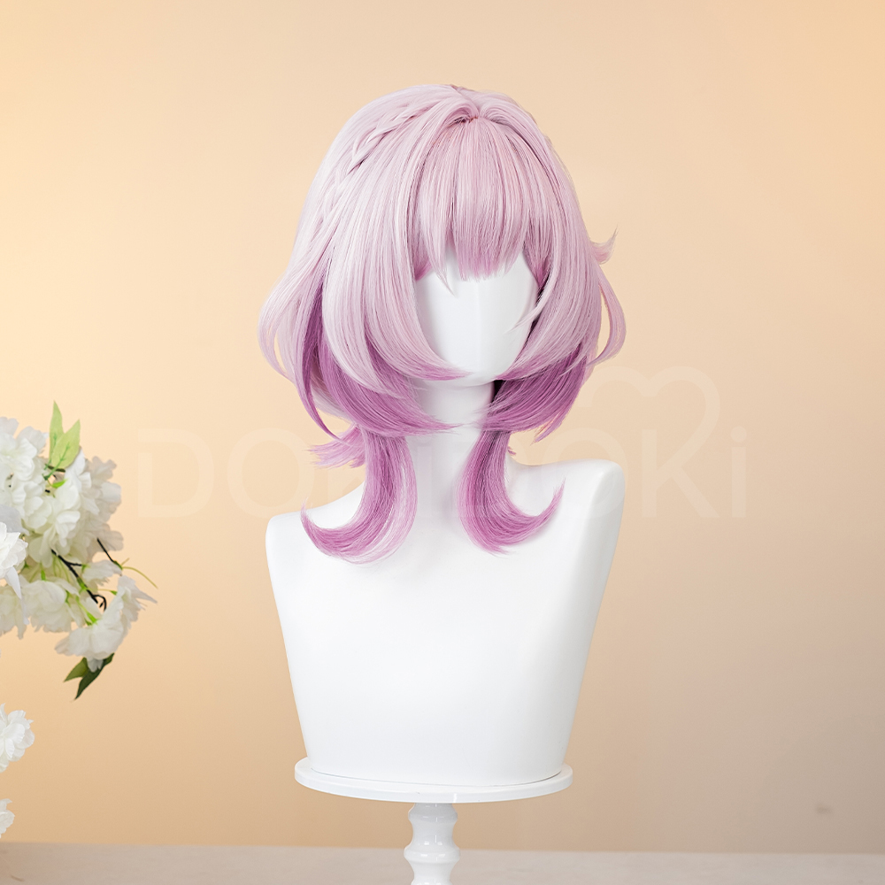 Cosplay Wig Compatible with Honkai: Star Rail Cyrene Character Wig Suitable for role-playing Heat Resistant Stylable Multiple Bright Colors Gift for Comic Exhibition Enthusiasts Holiday - Image 3