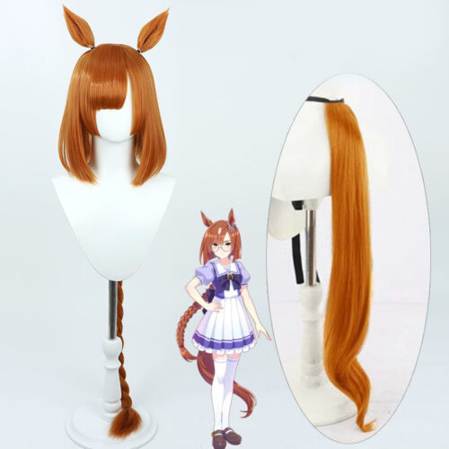 Cosplay Wig Compatible with Pretty Derby Ikuno Dictus Character Wig Suitable for role-playing Heat Resistant Stylable Multiple Bright Colors Gift for Comic Exhibition Enthusiasts Holiday