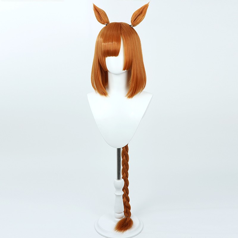 Cosplay Wig Compatible with Pretty Derby Ikuno Dictus Character Wig Suitable for role-playing Heat Resistant Stylable Multiple Bright Colors Gift for Comic Exhibition Enthusiasts Holiday - Image 5