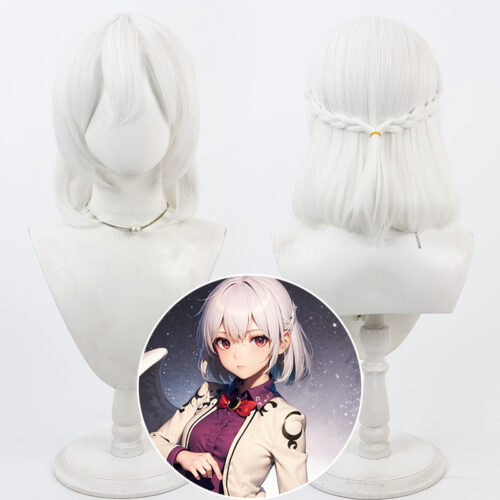 Cosplay Wig Compatible with Project Shrine Maiden Kishin Sagume Character Wig Suitable for role-playing Heat Resistant Stylable Multiple Bright Colors Gift for Comic Exhibition Enthusiasts Holiday