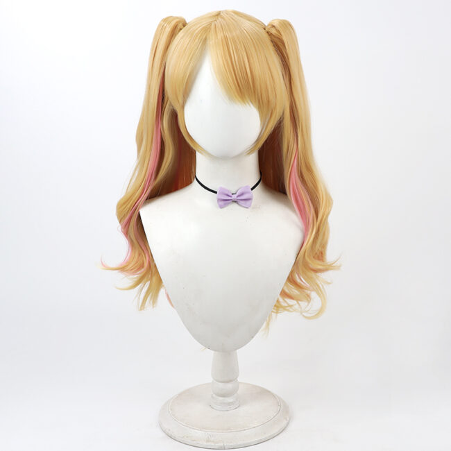 Cosplay Wig Aikatsu STARS！Natsuki Mikuru Character Wig Halloween props Suitable for role-playing Heat Resistant Stylable Multiple Bright Colors Gift for Comic Exhibition Enthusiasts Holiday - Image 4