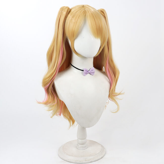 Cosplay Wig Aikatsu STARS！Natsuki Mikuru Character Wig Halloween props Suitable for role-playing Heat Resistant Stylable Multiple Bright Colors Gift for Comic Exhibition Enthusiasts Holiday - Image 5