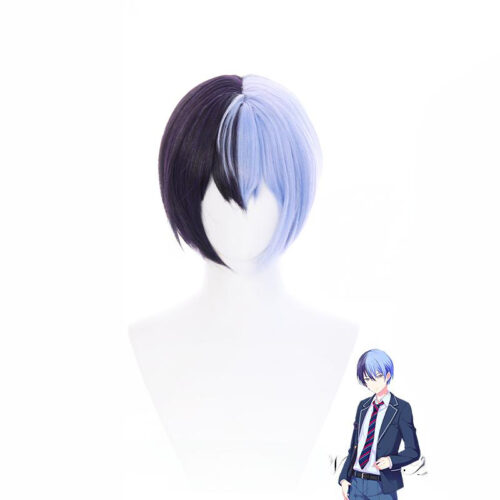 Cosplay Wig Compatible with Project Sekai Colorful Stage! feat. Hatsune Miku Aoyagi Toya Character Wig Suitable for role-playing Heat Resistant Stylable Multiple Bright Colors Gift for Comic Exhibition Enthusiasts Holiday