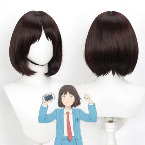 Cosplay Wig Compatible with Skip and Loafer いわくら みつみ Character Wig Halloween props Suitable for role-playing Heat Resistant Stylable Multiple Bright Colors Gift for Comic Exhibition Enthusiasts Holiday
