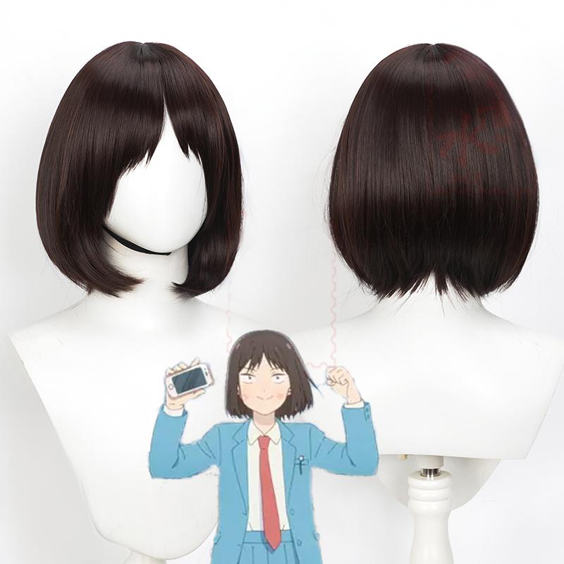 Cosplay Wig Compatible with Skip and Loafer いわくら みつみ Character Wig Halloween props Suitable for role-playing Heat Resistant Stylable Multiple Bright Colors Gift for Comic Exhibition Enthusiasts Holiday