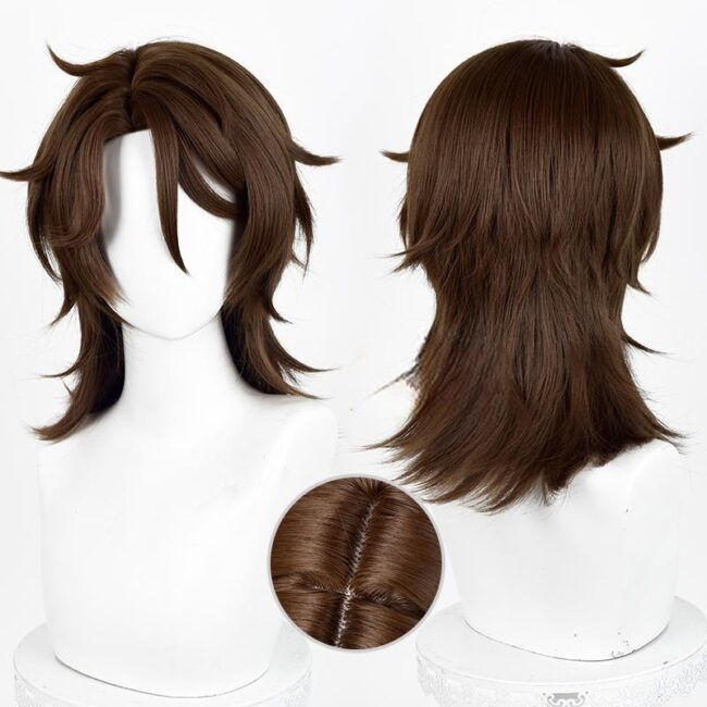 Cosplay Wig Honkai: Star Rail Gallagher Character Wig Halloween props Suitable for role-playing Heat Resistant Stylable Multiple Bright Colors Gift for Comic Exhibition Enthusiasts Holiday - Image 3