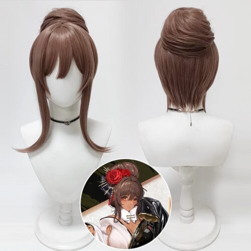 GODDESS OF VICTORY: NIKKE Noir Cosplay Wig Character Wig Halloween props Suitable for role-playing Heat Resistant Stylable Multiple Bright Colors Gift for Comic Exhibition Enthusiasts Holiday