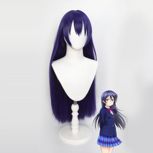 Cosplay Wig Compatible with LoveLive! Sonoda Umi Character Wig Halloween props Suitable for role-playing Heat Resistant Stylable Multiple Bright Colors Gift for Comic Exhibition Enthusiasts Holiday