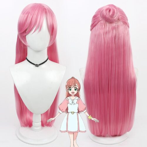 Cosplay Wig Hirogaru Sky! Pretty Cure Nijigaoka Mashiro/Cure Prism Character Wig Halloween props Suitable for role-playing Heat Resistant Stylable Multiple Bright Colors Gift for Comic Exhibition Enthusiasts Holiday