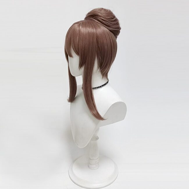 GODDESS OF VICTORY: NIKKE Noir Cosplay Wig Character Wig Halloween props Suitable for role-playing Heat Resistant Stylable Multiple Bright Colors Gift for Comic Exhibition Enthusiasts Holiday - Image 5