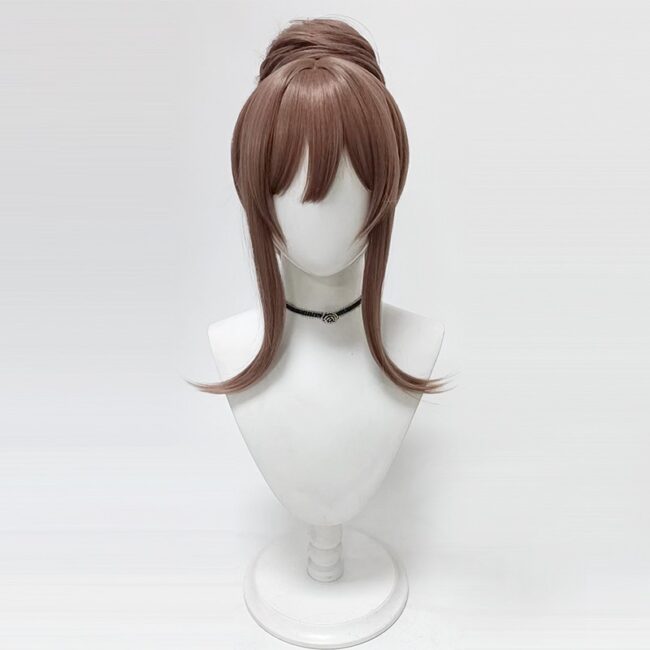 GODDESS OF VICTORY: NIKKE Noir Cosplay Wig Character Wig Halloween props Suitable for role-playing Heat Resistant Stylable Multiple Bright Colors Gift for Comic Exhibition Enthusiasts Holiday - Image 4