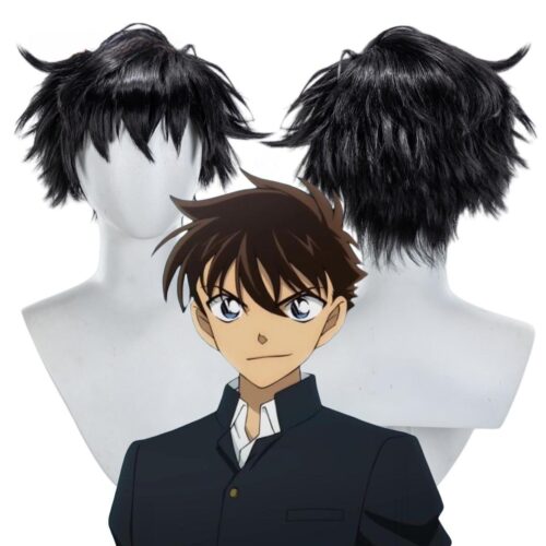 Cosplay Wig Meitantei Konan Kuroba Kaito Character Wig Halloween props Suitable for role-playing Heat Resistant Stylable Multiple Bright Colors Gift for Comic Exhibition Enthusiasts Holiday