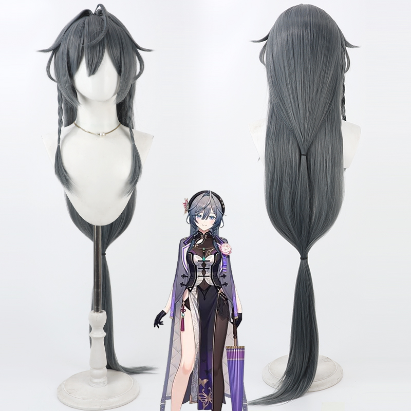 VTuber きさら Cosplay Wig Character Wig Halloween props Suitable for role-playing Heat Resistant Stylable Multiple Bright Colors Gift for Comic Exhibition Enthusiasts Holiday