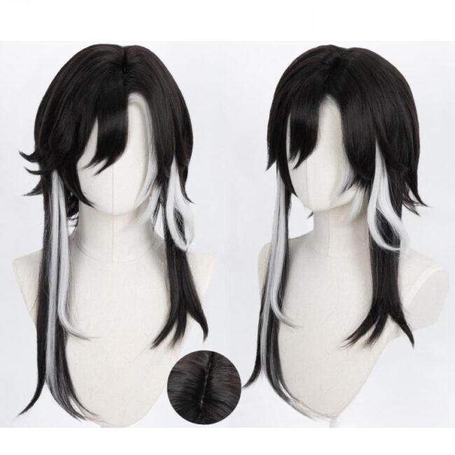Cosplay Wig Warsong；Honor of Kings Sima Yi Character Wig Halloween props Suitable for role-playing Heat Resistant Stylable Multiple Bright Colors Gift for Comic Exhibition Enthusiasts Holiday - Image 3