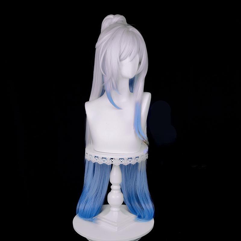 Cosplay Wig Honkai: Star Rail Jingliu Character Wig Halloween props Suitable for role-playing Heat Resistant Stylable Multiple Bright Colors Gift for Comic Exhibition Enthusiasts Holiday - Image 5