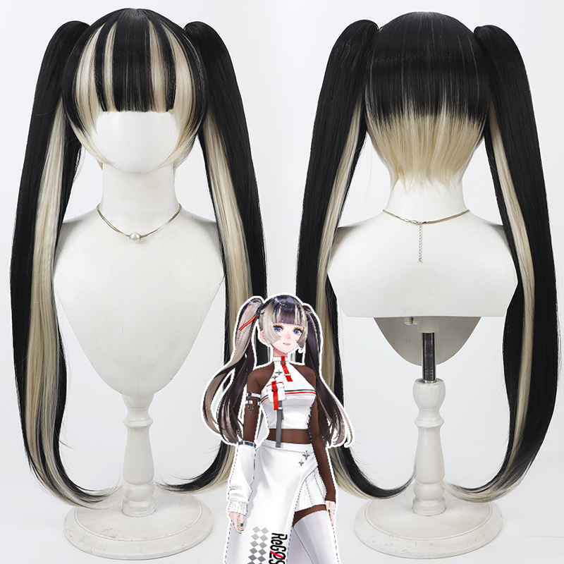 hololive Juufuutei Raden Cosplay Wig Character Wig Halloween props Suitable for role-playing Heat Resistant Stylable Multiple Bright Colors Gift for Comic Exhibition Enthusiasts Holiday