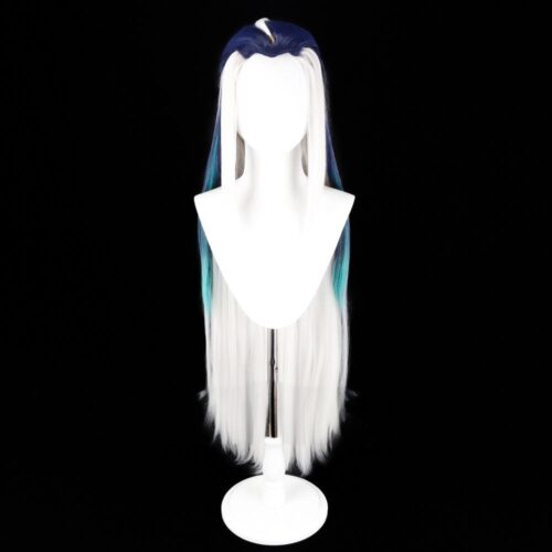Cosplay Wig Compatible with Fate Grand Order FGO Swan Chin Character Wig Suitable for role-playing Heat Resistant Stylable Multiple Bright Colors Gift for Comic Exhibition Enthusiasts Holiday