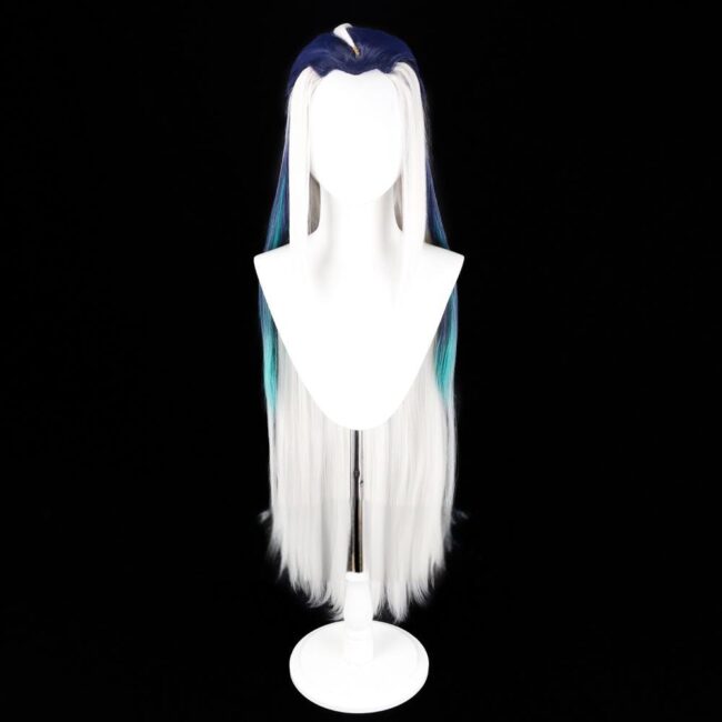 Cosplay Wig Compatible with Fate Grand Order FGO Swan Chin Character Wig Suitable for role-playing Heat Resistant Stylable Multiple Bright Colors Gift for Comic Exhibition Enthusiasts Holiday