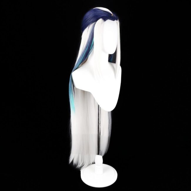 Cosplay Wig Compatible with Fate Grand Order FGO Swan Chin Character Wig Suitable for role-playing Heat Resistant Stylable Multiple Bright Colors Gift for Comic Exhibition Enthusiasts Holiday - Image 3