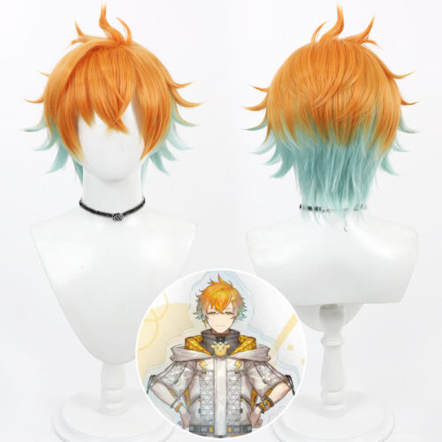Cosplay Wig Compatible with VTuber Usami Rito Character Wig Suitable for role-playing Heat Resistant Stylable Multiple Bright Colors Gift for Comic Exhibition Enthusiasts Holiday