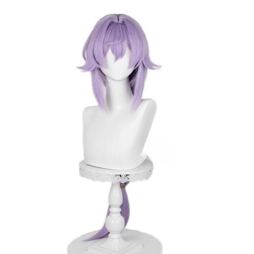 Cosplay Wig Honkai: Star Rail Baiheng Character Wig Halloween props Suitable for role-playing Heat Resistant Stylable Multiple Bright Colors Gift for Comic Exhibition Enthusiasts Holiday